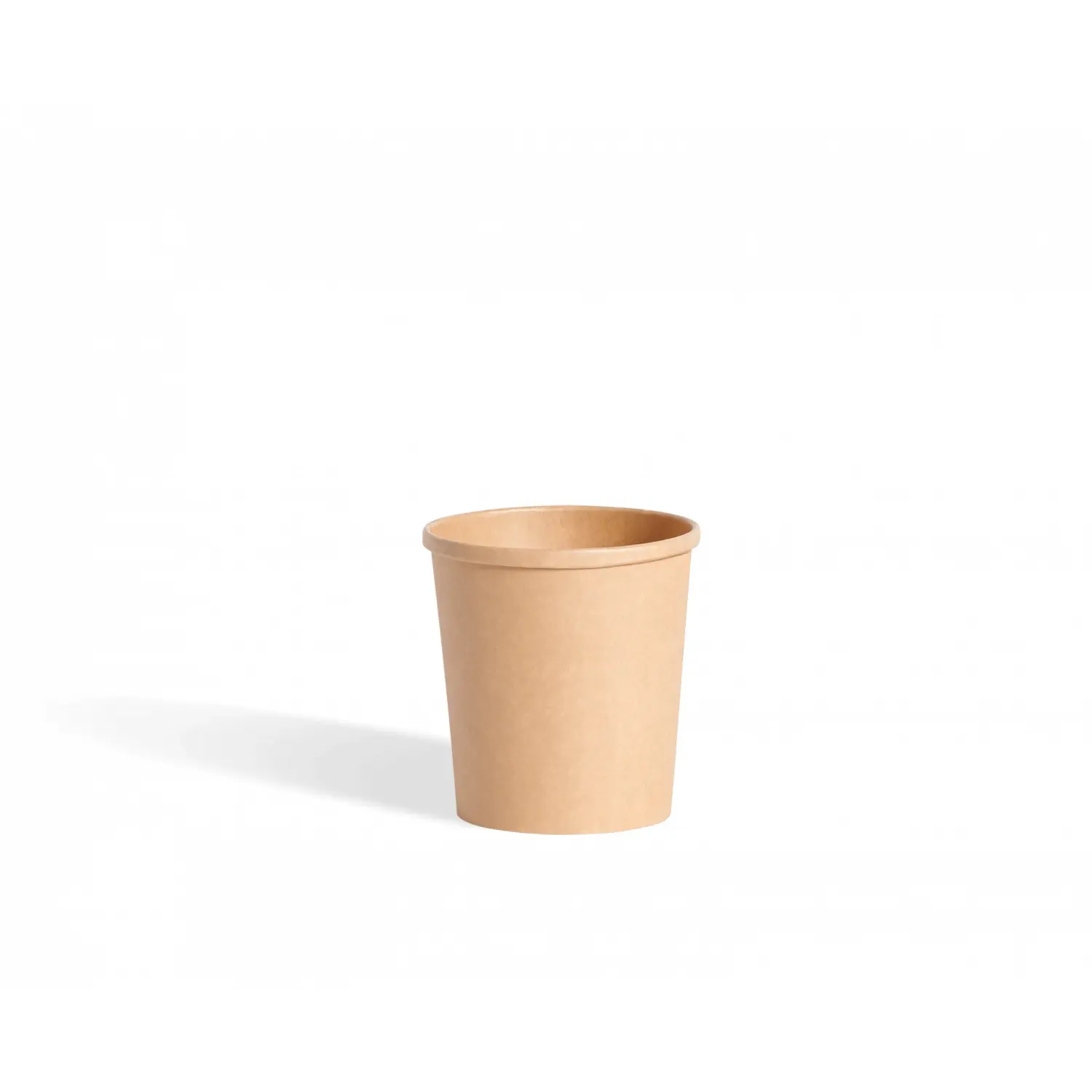 Papierowy pojemnik do zupy, brązowy 350 ml