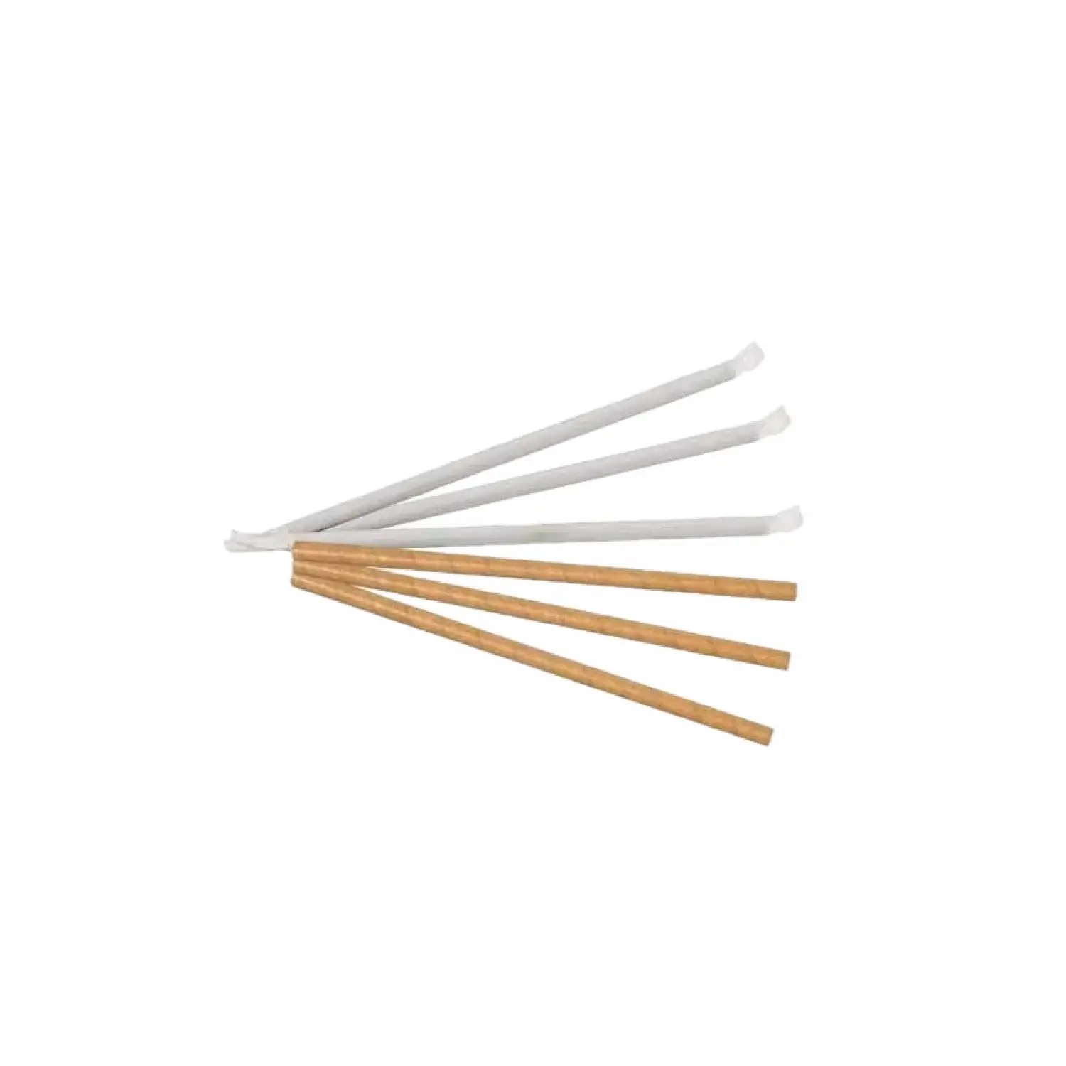 Paie din hartie maro, diametru 6 mm, lungime 20,3 cm
