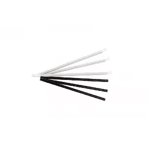 Paie de hârtie neagră, diametru 6 mm, lungime 20,3 cm