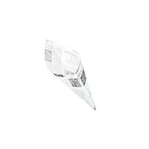 Geanta de cartofi prajiti, model ziar, 180x180mm