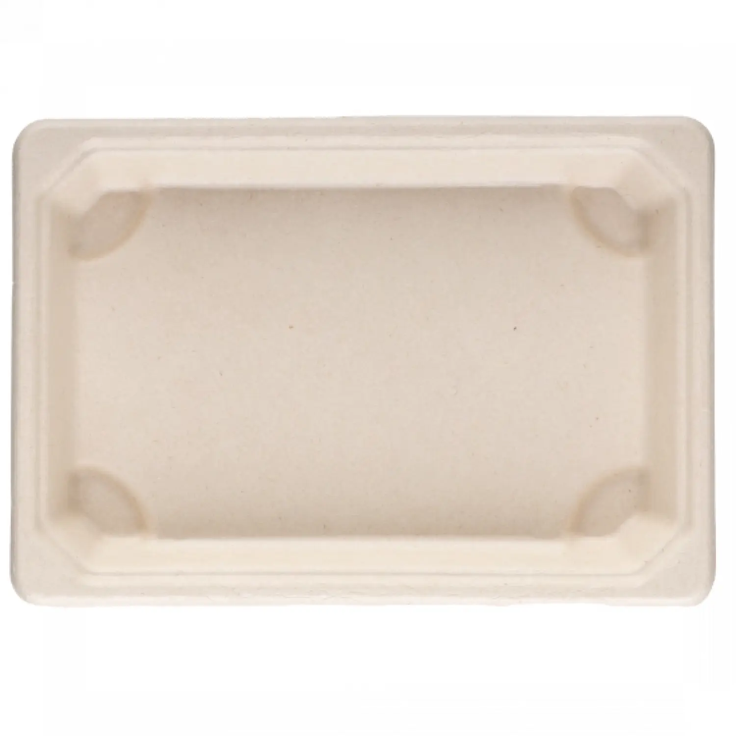 Platouri trestie natur 17x12 cm 125 buc