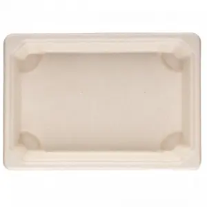 Platouri trestie natur 17x12 cm 125 buc
