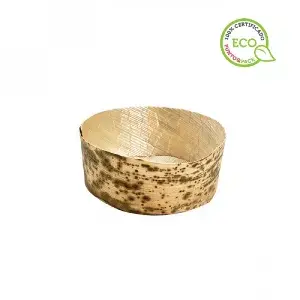 50 unidades. Cesta redonda de palha para catering | Ref: PW209BBPANR7