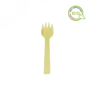 100 Uds. Mini tenedor cuchara de madera 10,5 cm | Ref: PW210MSPK1