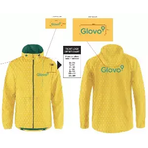 Kabanica Glovo AW2025 AW2025