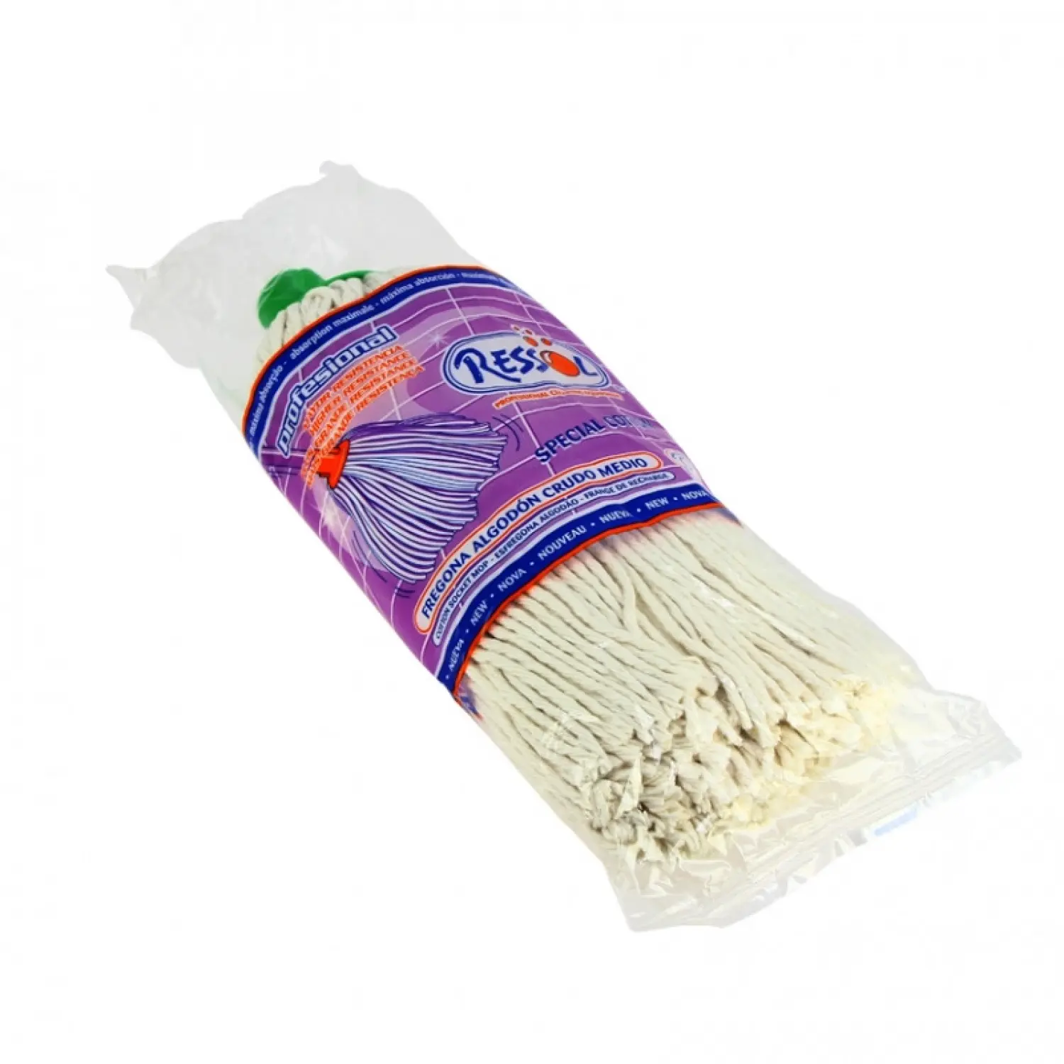 1 Uds. Fregona Algodón Hilo crudo fino 230 gr. | Ref: T095G
