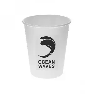 Vaso de Cartón Blanco 7oz 200ml especial vending Personalizado 1 Tinta